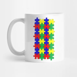 Colorful Puzzle Pieces Mug